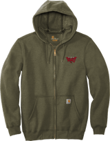 York Devils Carhartt Midweight Hooded Zip-Front Sweatshirt